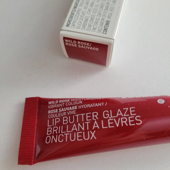 Korres WILD ROSE Lip Butter Glaze .34oz/10ml NEW with Box Rare & HTF - Picture 3 of 5